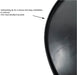 rim of 6 inch net pot with text showing features (interlocking lip for a secure and easy installation, fits most standard buckets)