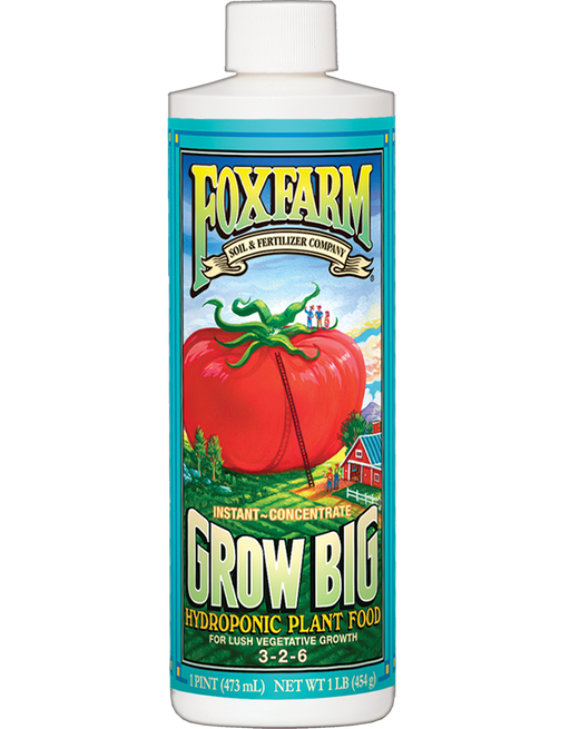 FoxFarm Grow Big Hydroponic Formula 16 ounce bottle